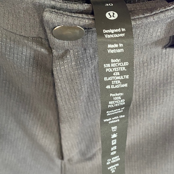 Lululemon Commission Pant Slim Warpstreme Gray - Picture 2 of 8